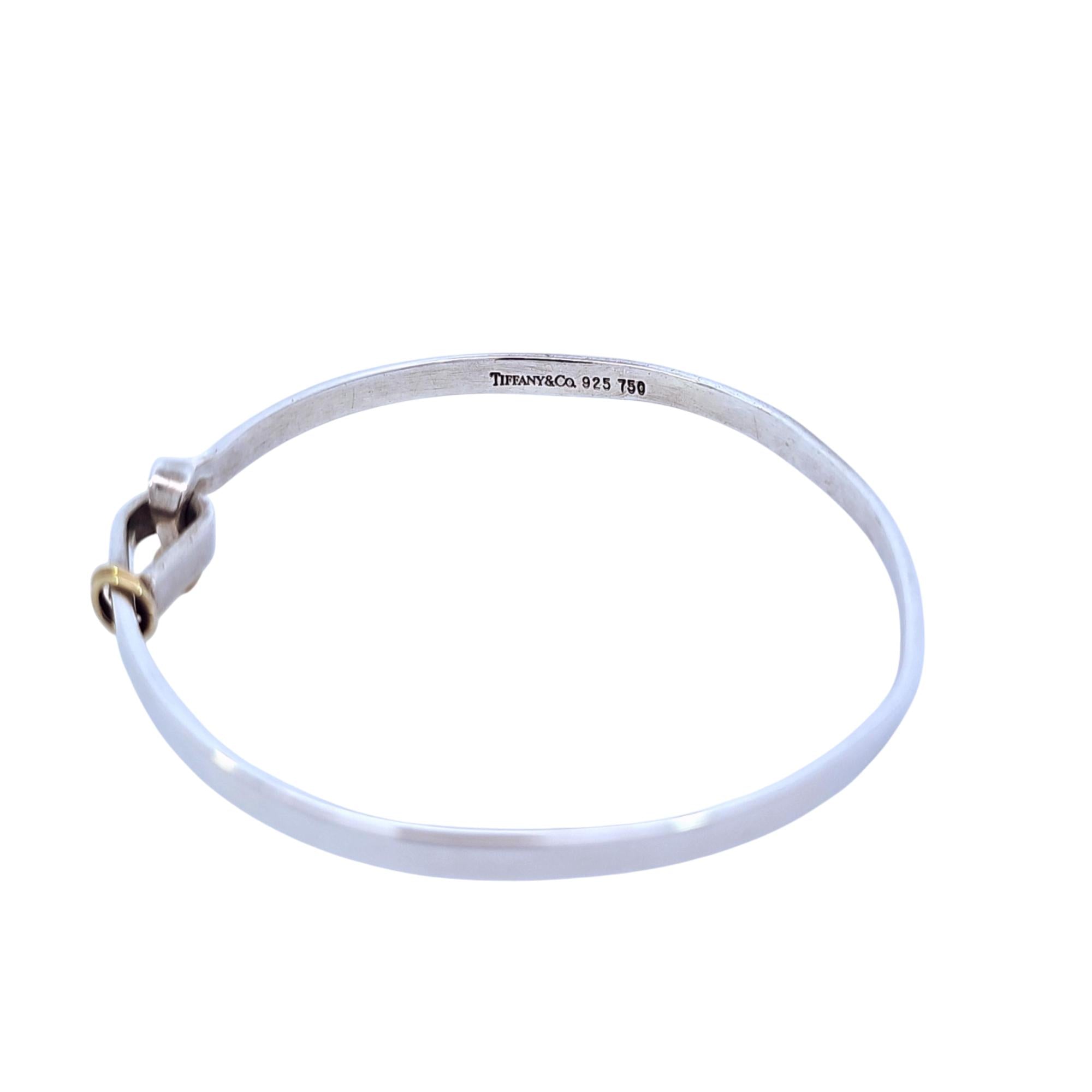 Tiffany & Co. Sterling Silver Bracelet with 18k Gold Accents