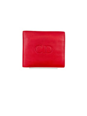 Christian Dior Vintage Red Leather Wallet
