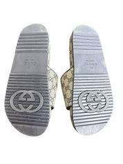 Gucci GG Monogram Canvas Slide Sandals