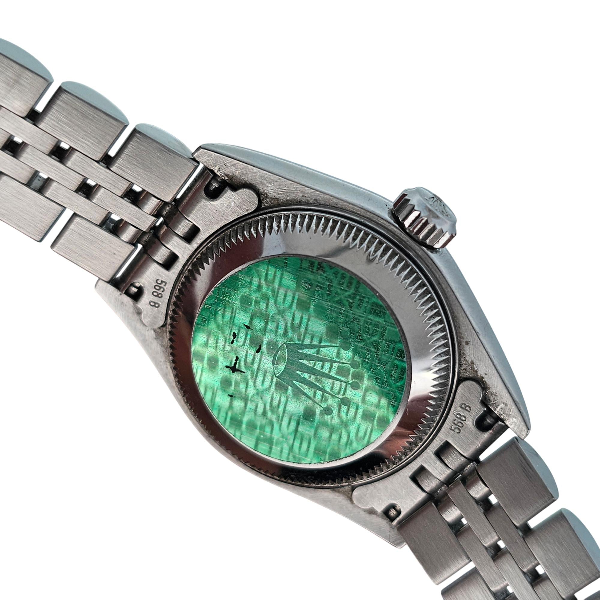Rolex Oyster Perpetual Lady-Datejust 26mm SS 2003 Silver Dial 79240