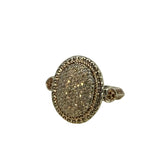 10K White Gold 1.08 CTW Pave Diamond Ring