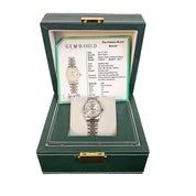 Rolex Oyster Perpetual Datejust 31mm SS 1990 Silver & Diamond Dial, 68274