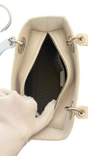 Dior Lady Dior Medium Leather Handbag