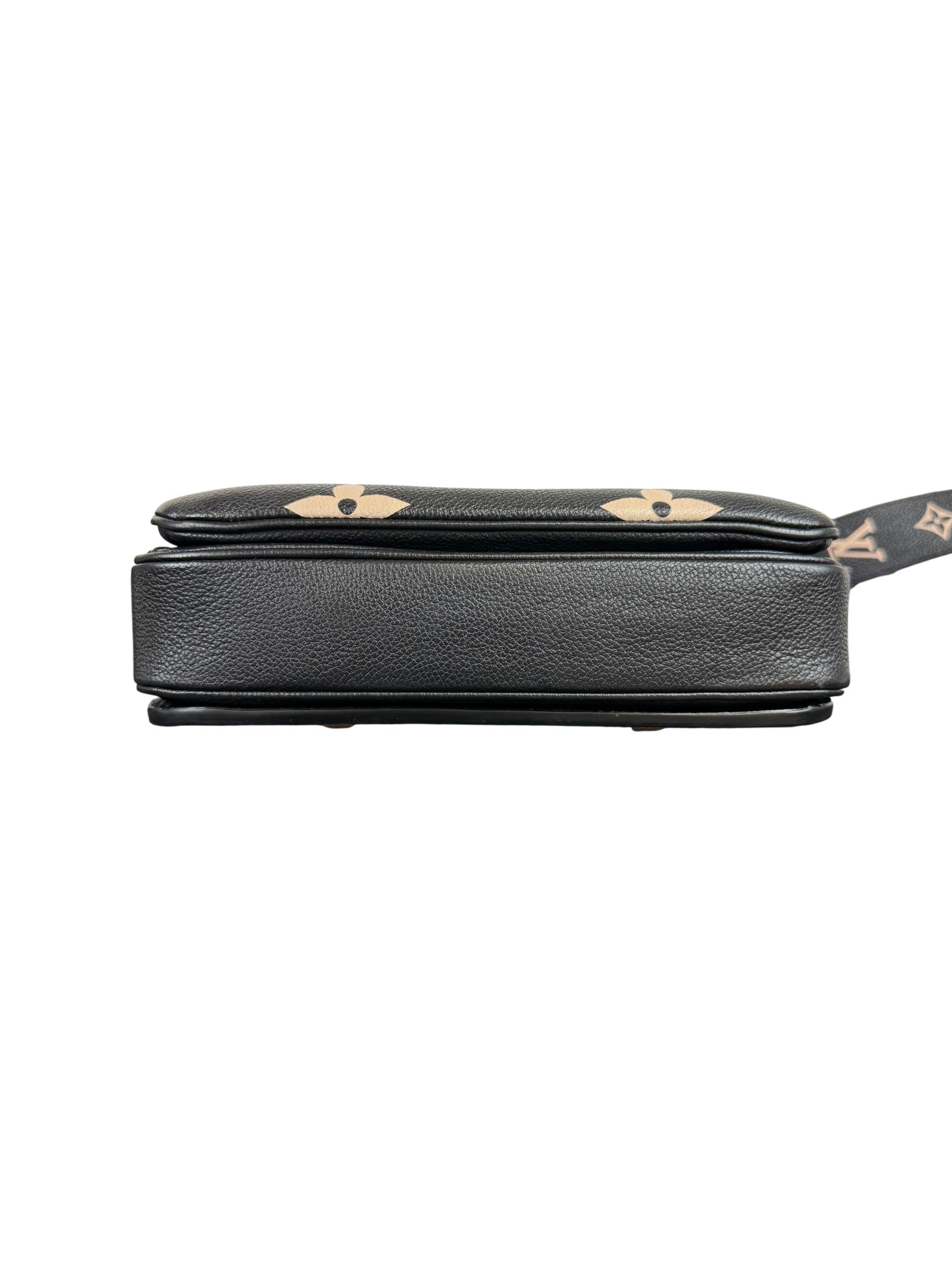 Louis Vuitton Pochette Métis Bicolour Monogram Empreinte Leather Bag