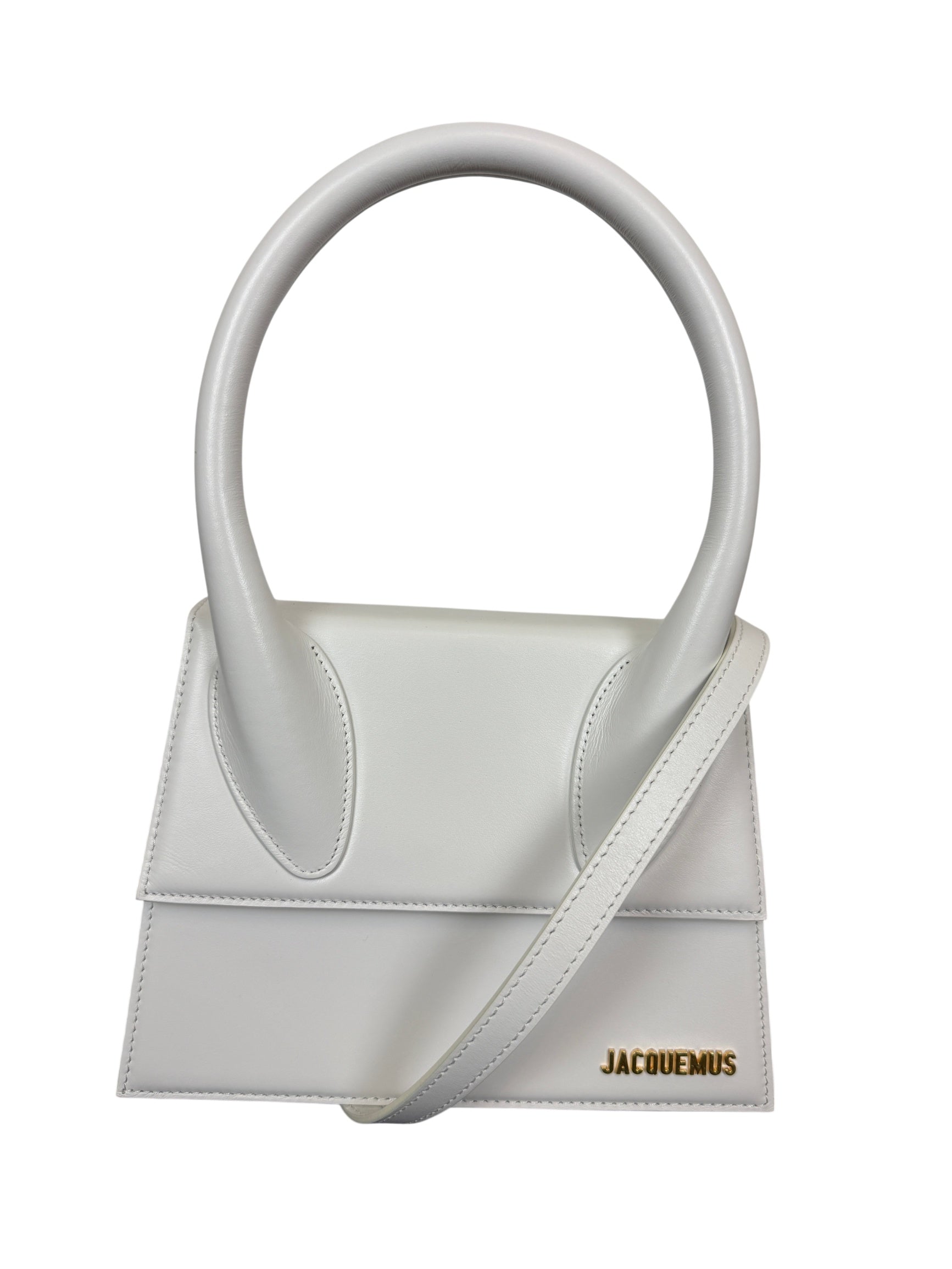 Jacquemus Le Chiquito White Leather Bag