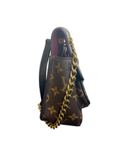 Louis Vuitton Passy Monogram Canvas Leather Chain Shoulder Bag