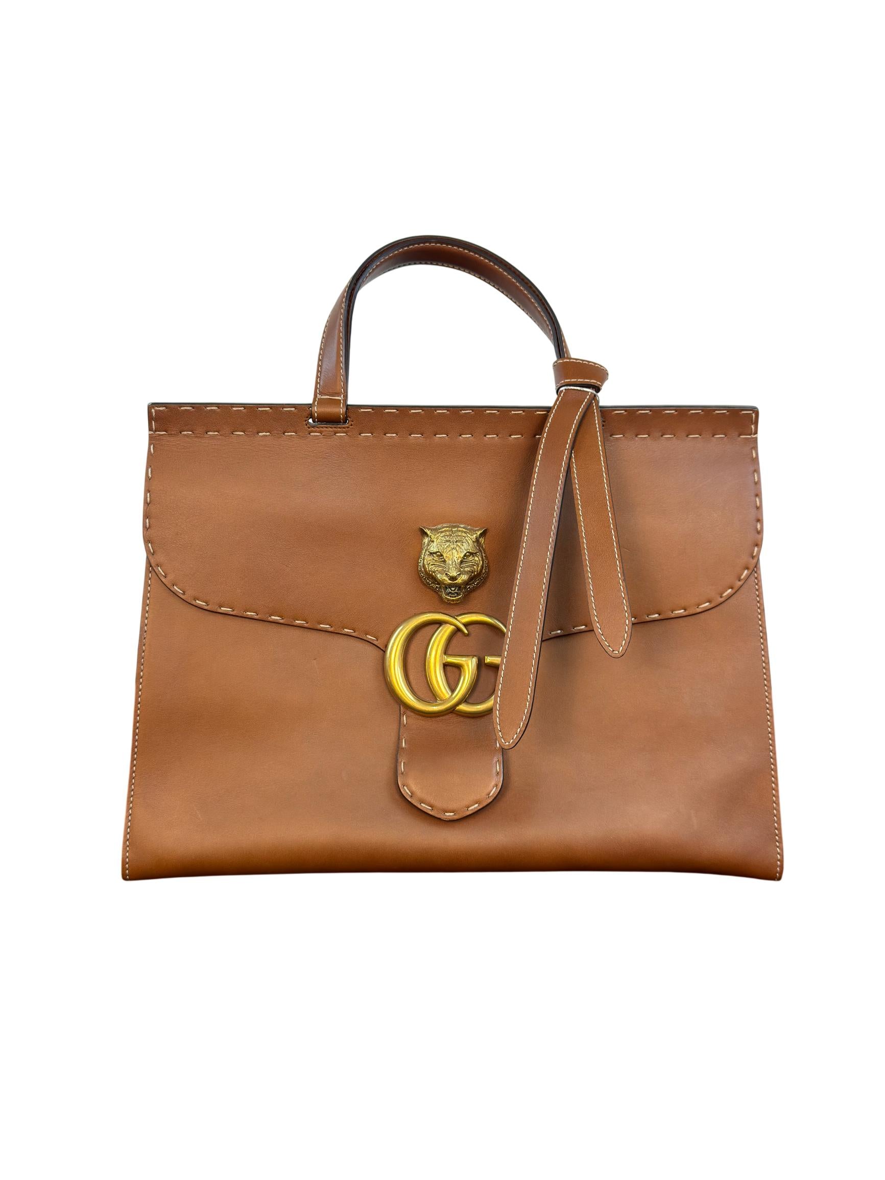 Gucci Marmont Animalier Top Handle