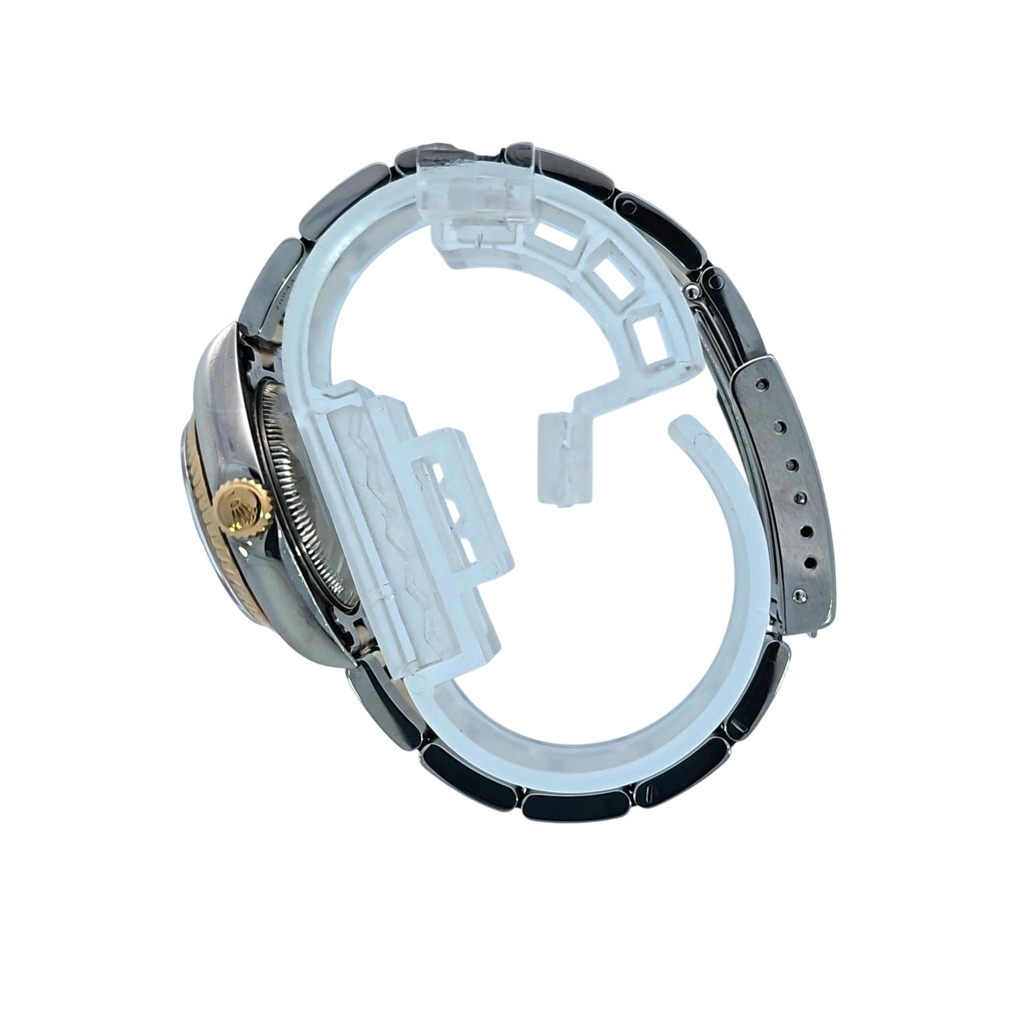 Rolex Oyster Perpetual Datejust 26mm 18K/SS 2002 Champagne Dial 79173