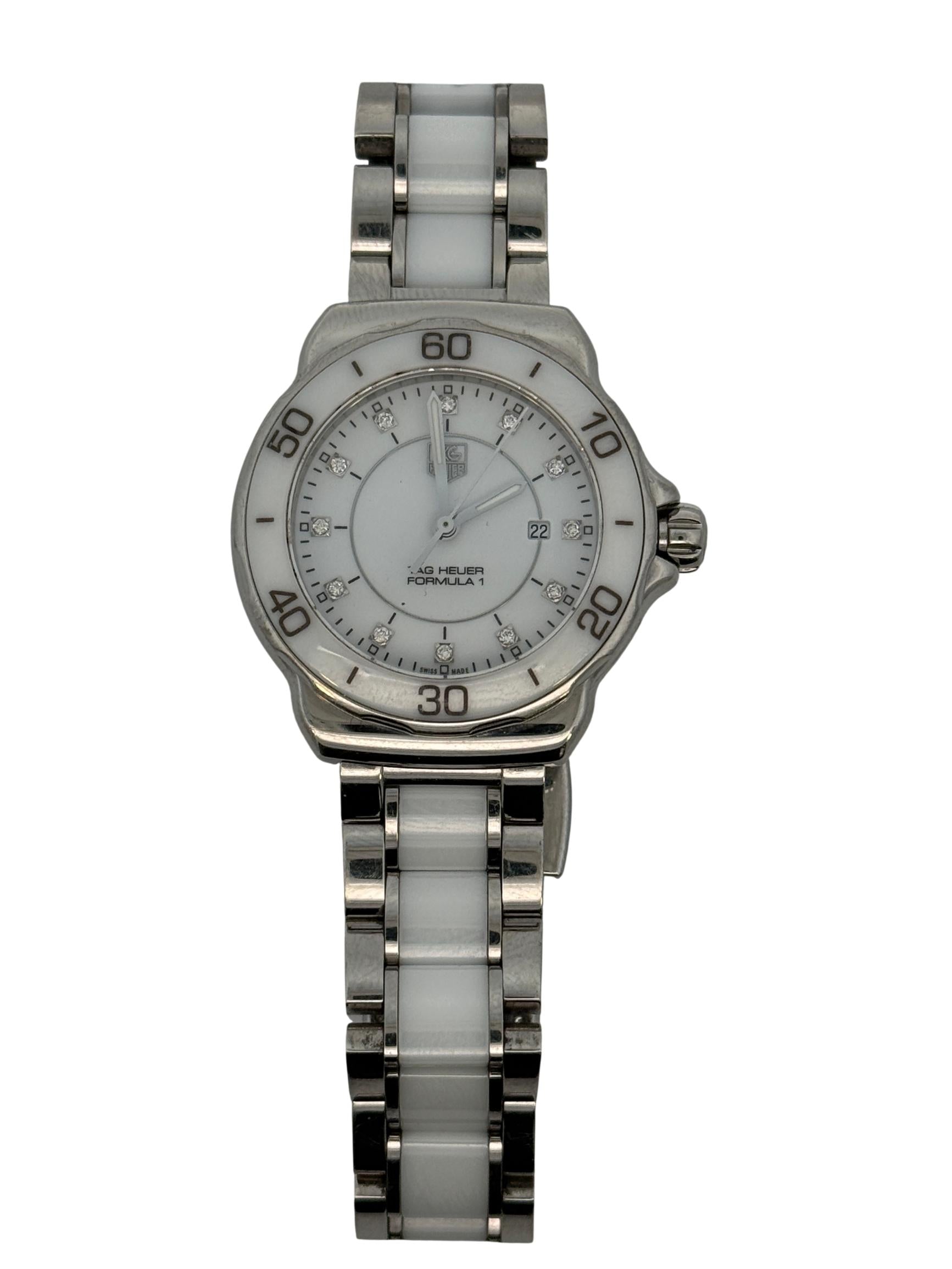 TAG Heuer Formula 1 Lady's Steel and Ceramic Watch 32mm WAH1315.BA0868