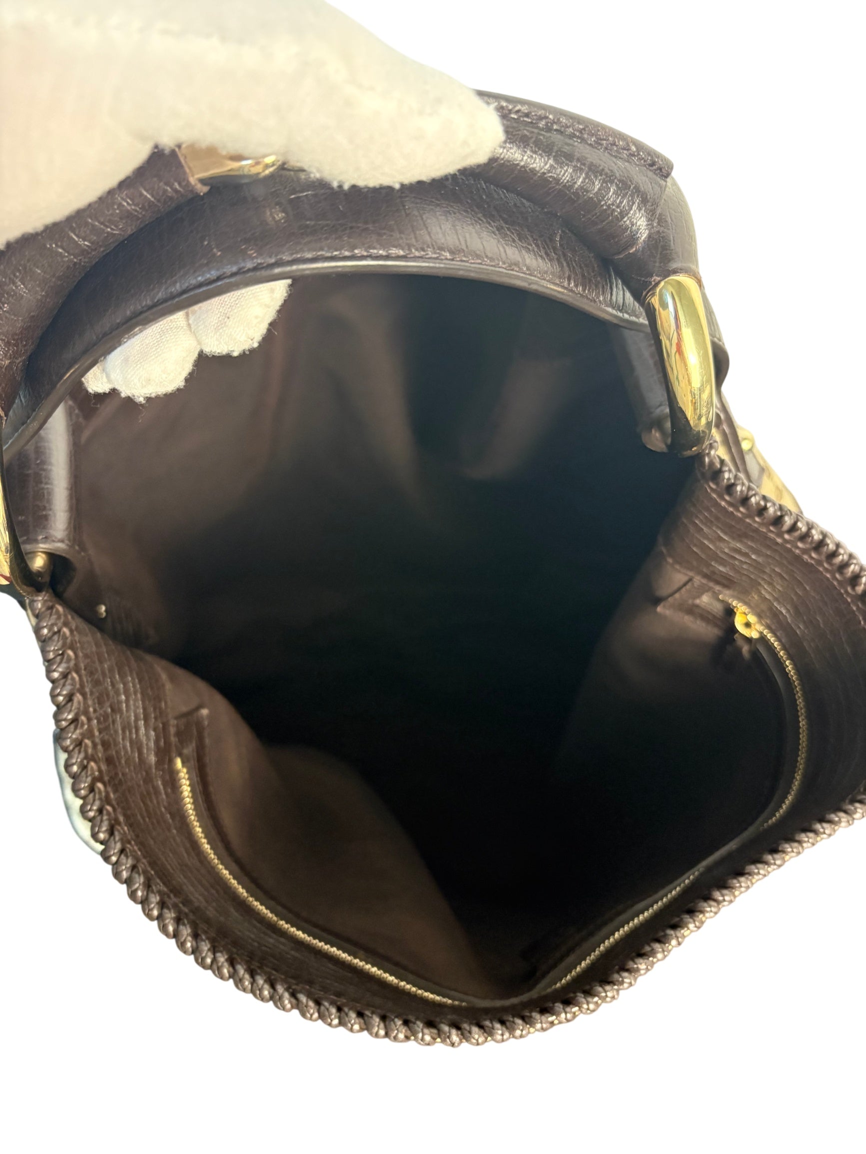 Gucci GG Canvas Horsebit Hobo Shoulder Bag