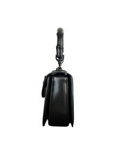 Gucci Bamboo 1947 Black Leather Handbag