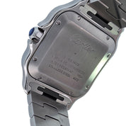 Cartier Santos de Cartier 40mm SS/18KYG 2023 White Dial W2SA0009