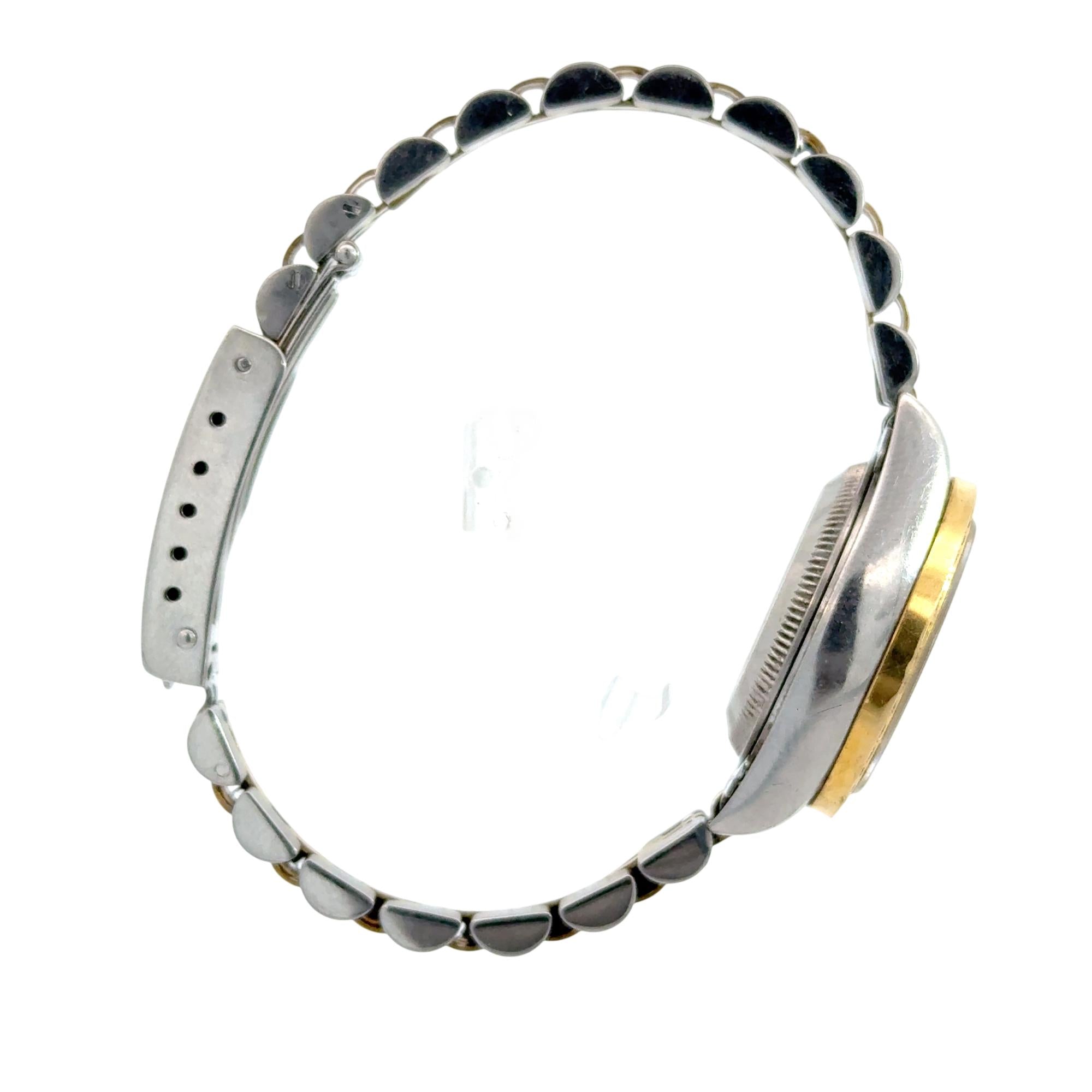 Rolex Lady-Datejust 26mm Two-Tone Stainless Steel & 18K Gold, Mother of Pearl Diamond Dial, Ref. 69173