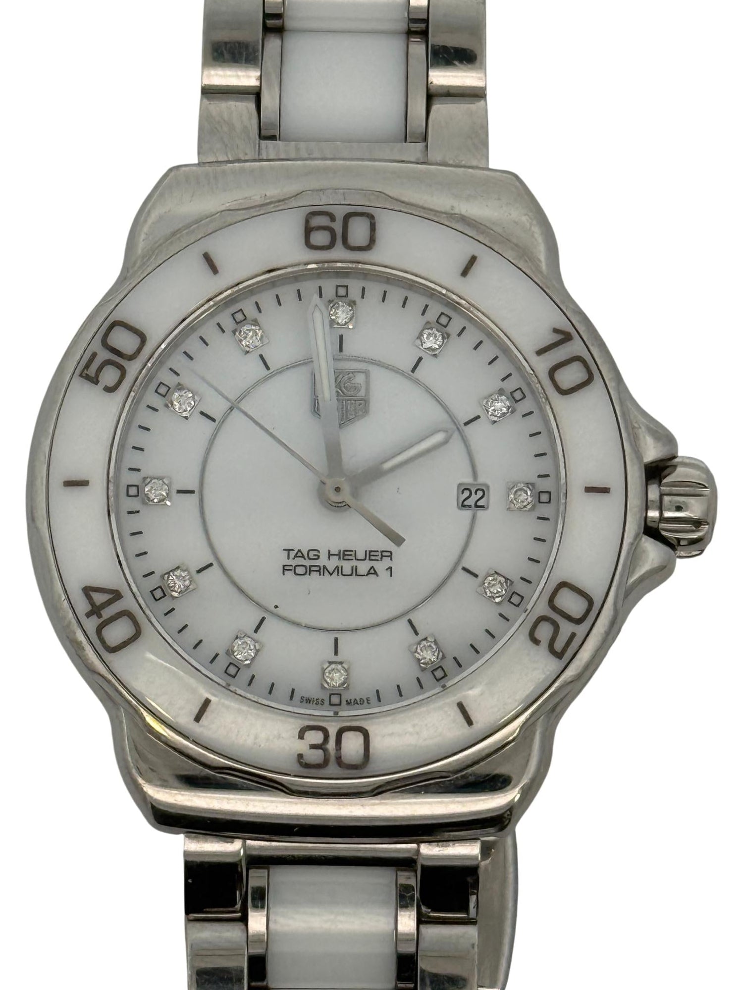TAG Heuer Formula 1 Lady's Steel and Ceramic Watch 32mm WAH1315.BA0868