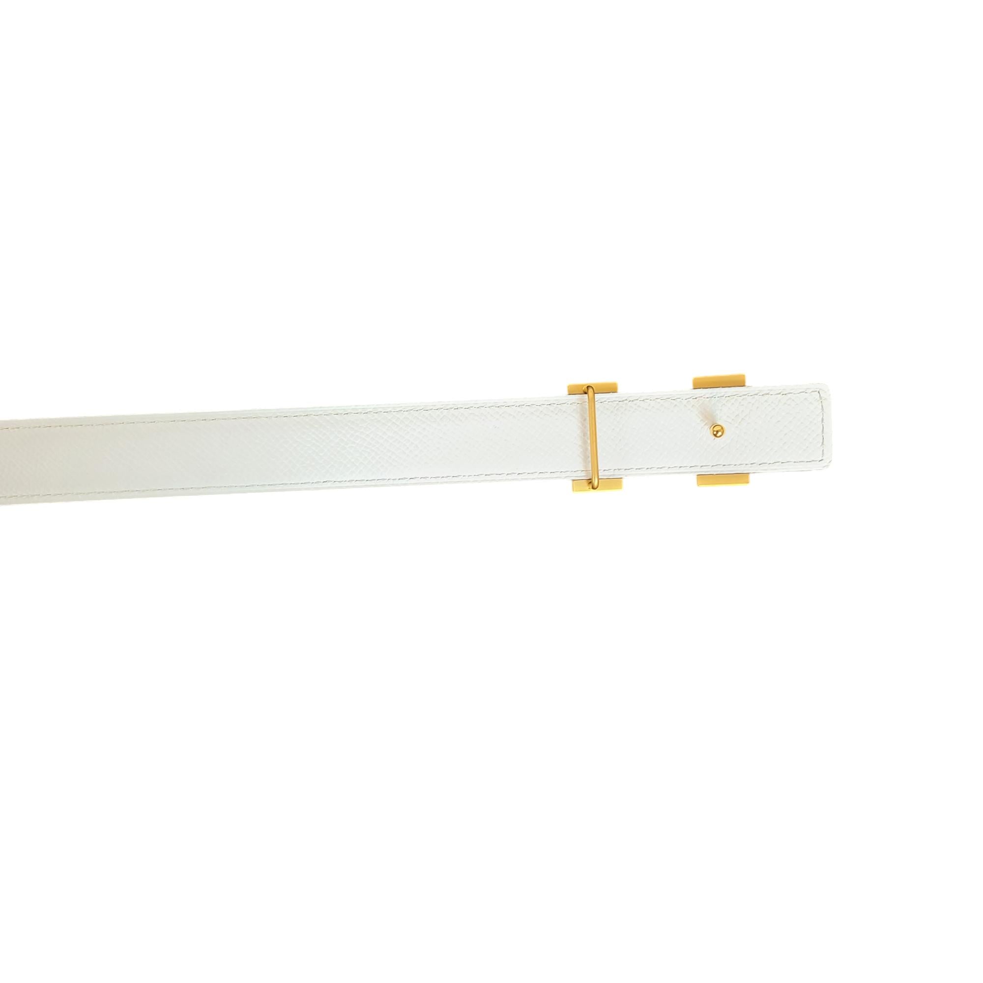 Hermès Constance 24mm Leather Reversible Belt