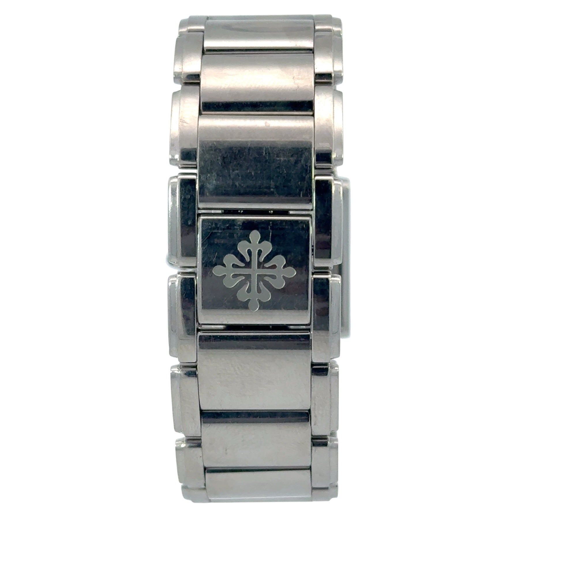 Patek Philippe Twenty~4 Ladies Watch with Diamond Bezel Stainless Steel Gray Dial 4910/10a-010