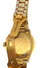 Rolex Day-Date President 36mm with Diamond Presidential Bracelet 18k Yellow Gold Champagne Dial