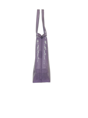 Prada Purple Sequin Mesh and Leather Tote