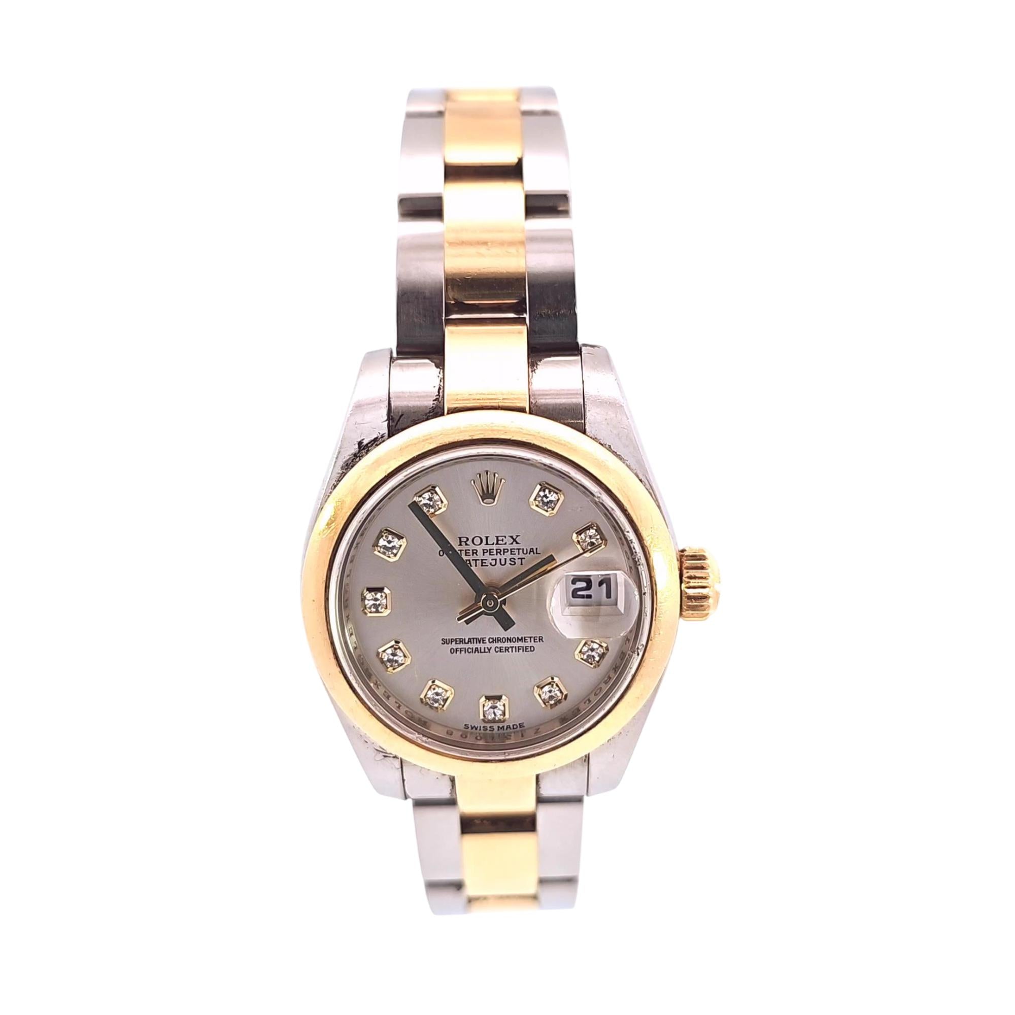 Rolex Datejust Two-Tone 18k Yellow Gold & Stainless Steel