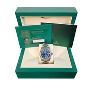 Rolex Oyster Perpetual Datejust 41mm SS 2021 Navy Dial 126300
