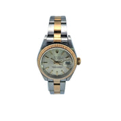 Rolex Oyster Perpetual Datejust 26mm 18K/SS 2002 Champagne Dial 79173