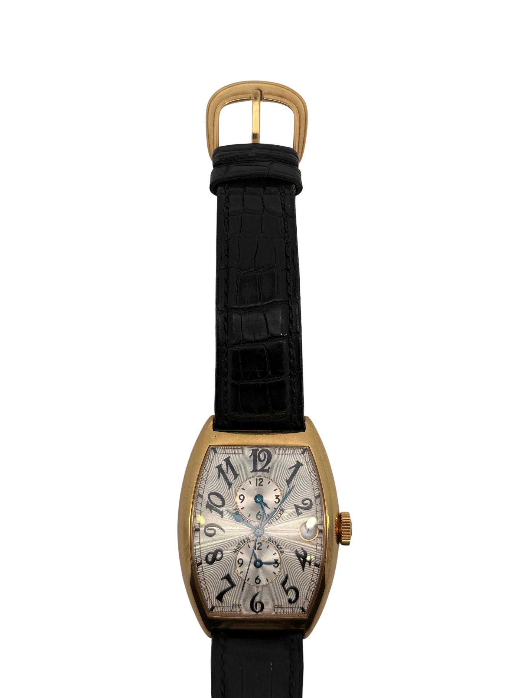 Franck Muller Master Banker 18K Yellow Gold Men's Watch 2852