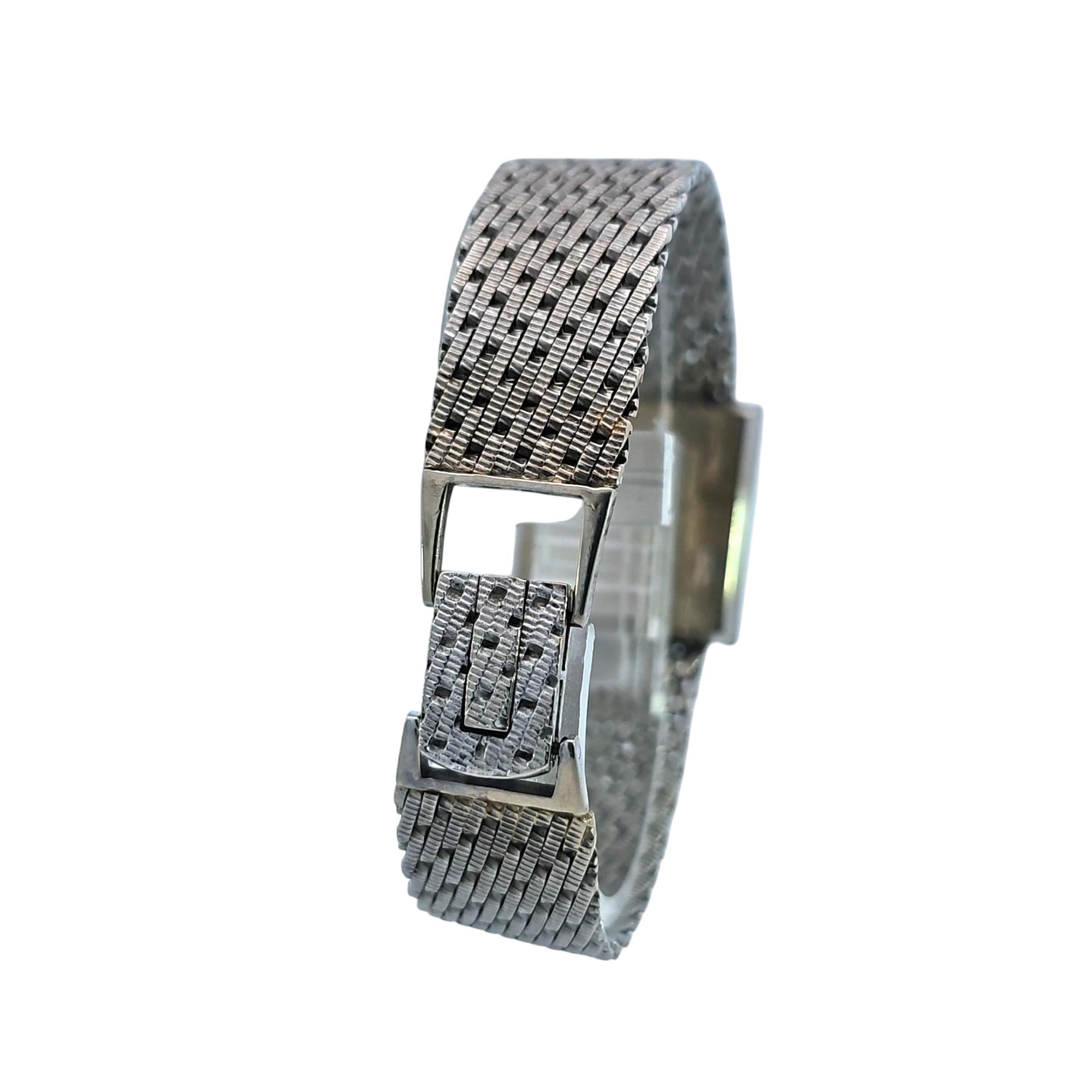 Baume & Mercier 14KWG Rectangle dial Vintage Watch