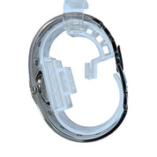 Gucci Twirl Heart Bangle SS Mother of pearl Reversible dial YA112501