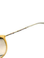 GG 3771/S Cat Eye Sunglasses with Bamboo Arms and Brown Gradient Lenses Gucci