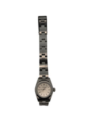 Rolex Oyster Perpetual Ladies Watch Stainless Steel Silver Dial 76080