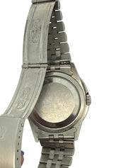 Rolex Oyster Perpetual Datejust 36mm , Roman Dial, Custom Diamond Bezel and Jubilee Band Stainless Steel Blue Dial