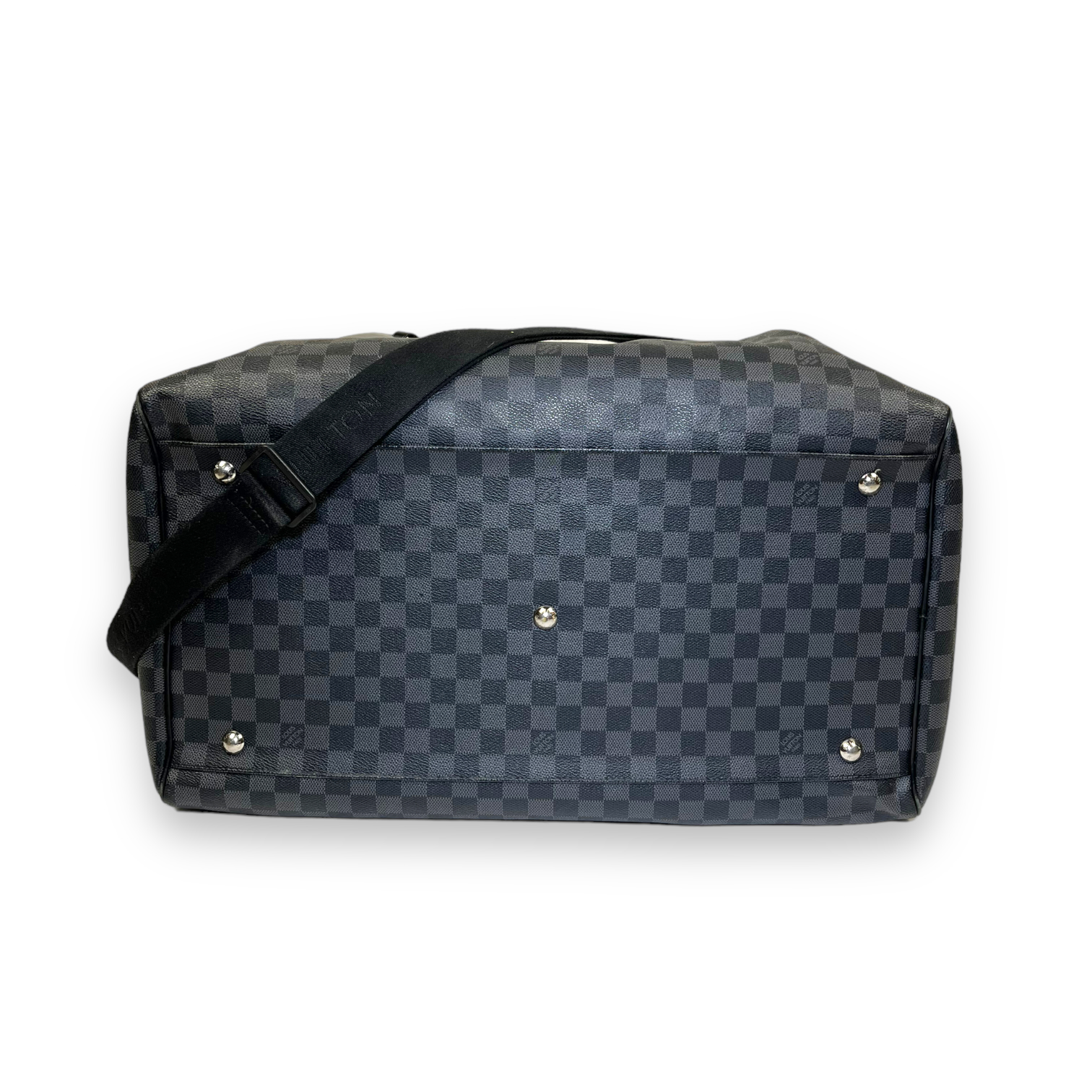 Louis Vuitton Damier Graphite Coated Canvas Roadster 50 Silver Hardware, 2010 (Very Good), Handbag