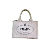 Prada Canapa Small Denim Tote