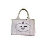 Prada Canapa Small Denim Tote