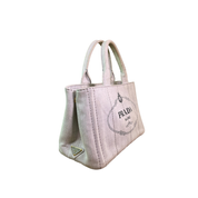 Prada Canapa Small Denim Tote