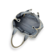Prada Canapa Large Denim Tote