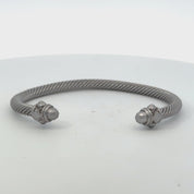 Classic Cable Bracelet 4mm Sterling Silver Aluminum David Yurman 925