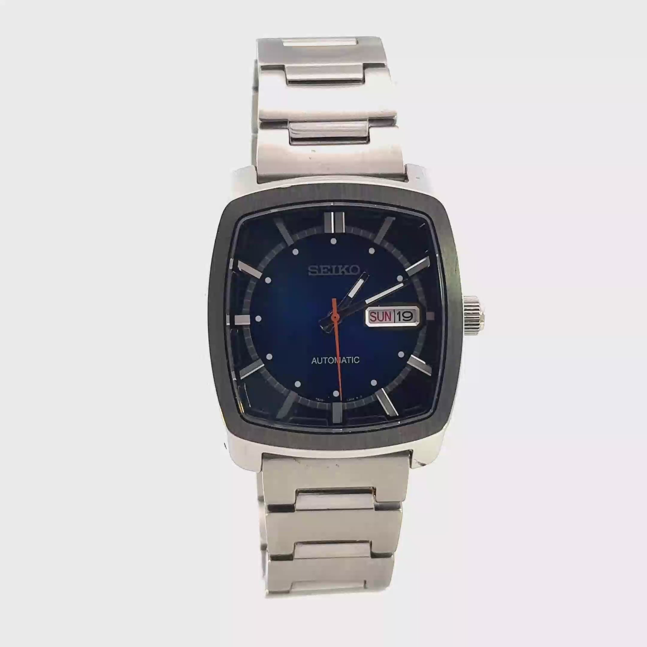 Seiko 7S26 Automatic Recraft Series 39.5x40mm Stainless Steel Blue Dial Watch Ref. 7s26-04v0