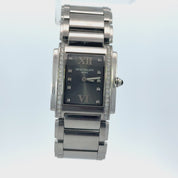 Patek Philippe Twenty~4 Ladies Watch with Diamond Bezel Stainless Steel Gray Dial 4910/10a-010