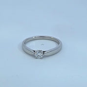 Tiffany & Co. Harmony Platinum .17 Carat Diamond Ring