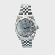Rolex Oyster Perpetual Datejust 31mm SS 1990 Silver & Diamond Dial, 68274