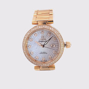 Omega De Ville Ladymatic 18K Rose Gold