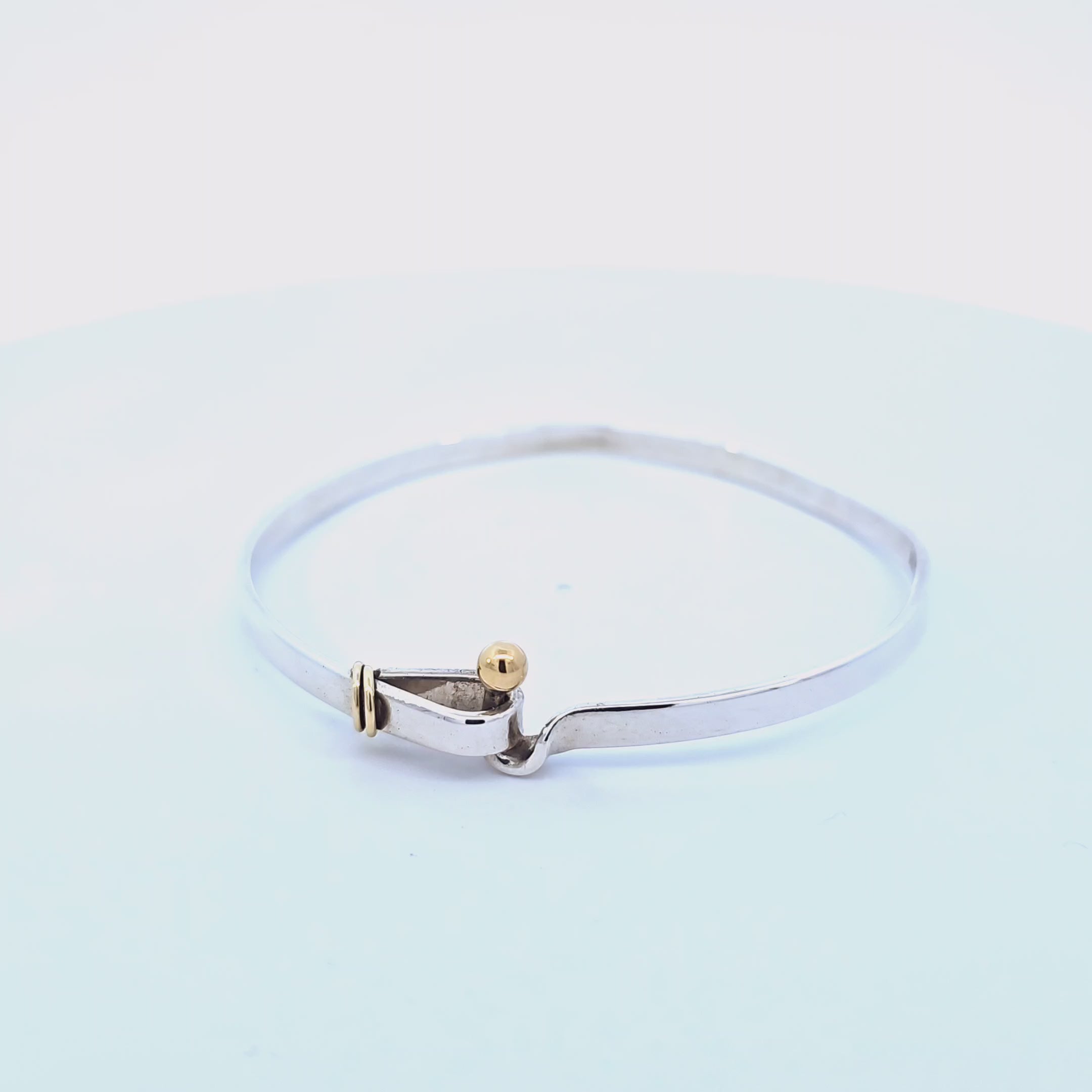 Tiffany & Co. Sterling Silver Bracelet with 18k Gold Accents