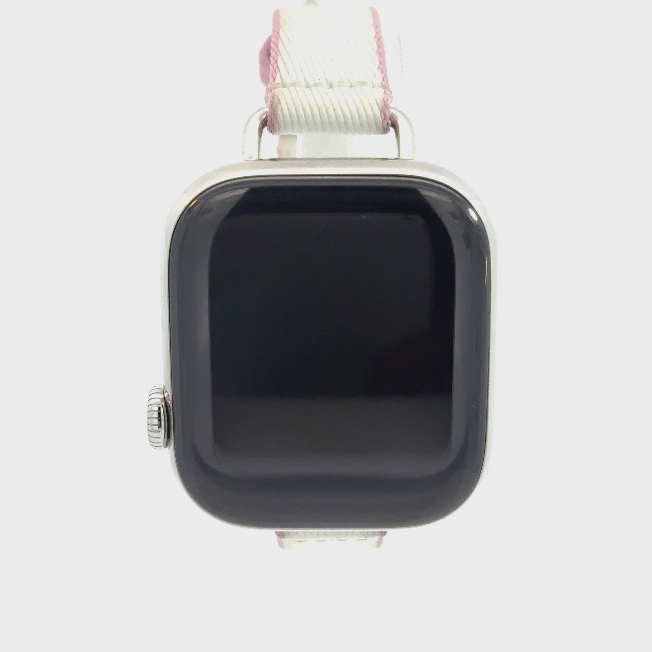 Hermès Series 10 Apple Watch 42mm with Pink Fabric Band