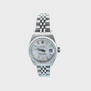 Rolex Oyster Perpetual Lady-Datejust 26mm SS 2003 Silver Dial 79240