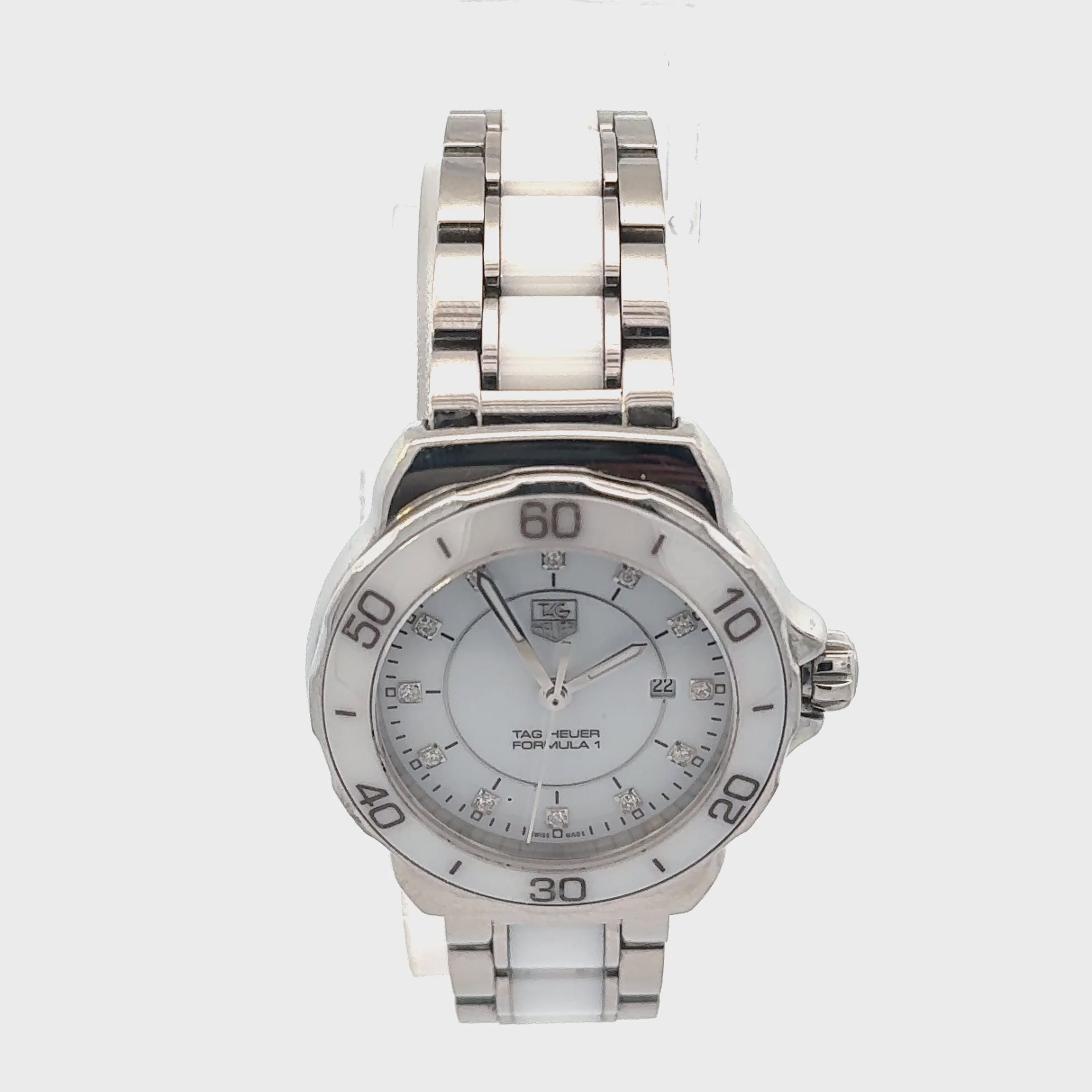 TAG Heuer Formula 1 Lady's Steel and Ceramic Watch 32mm WAH1315.BA0868