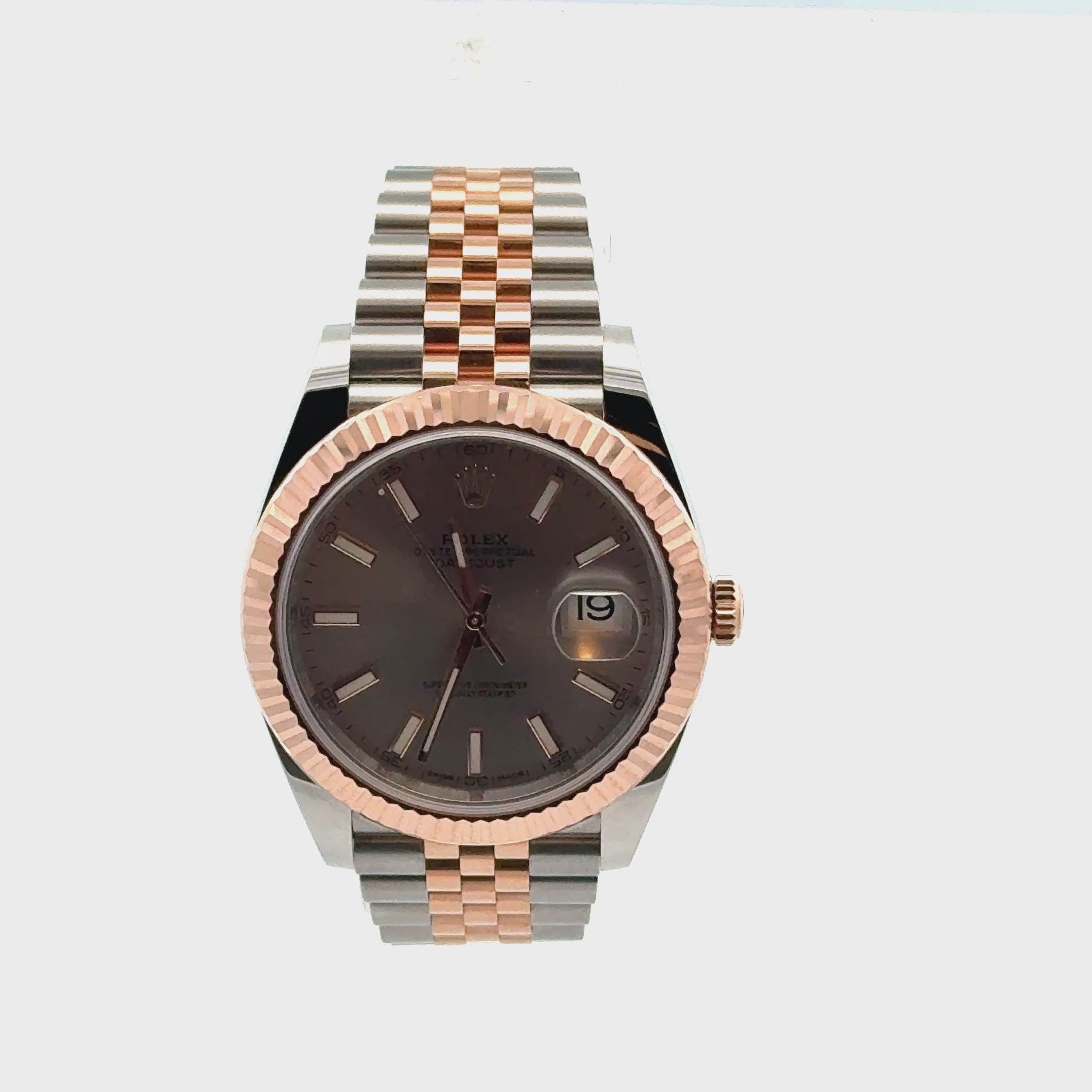 Rolex Datejust 41 MM Stainless Steel & Rose Gold Jubilee Watch Stainless Steel
