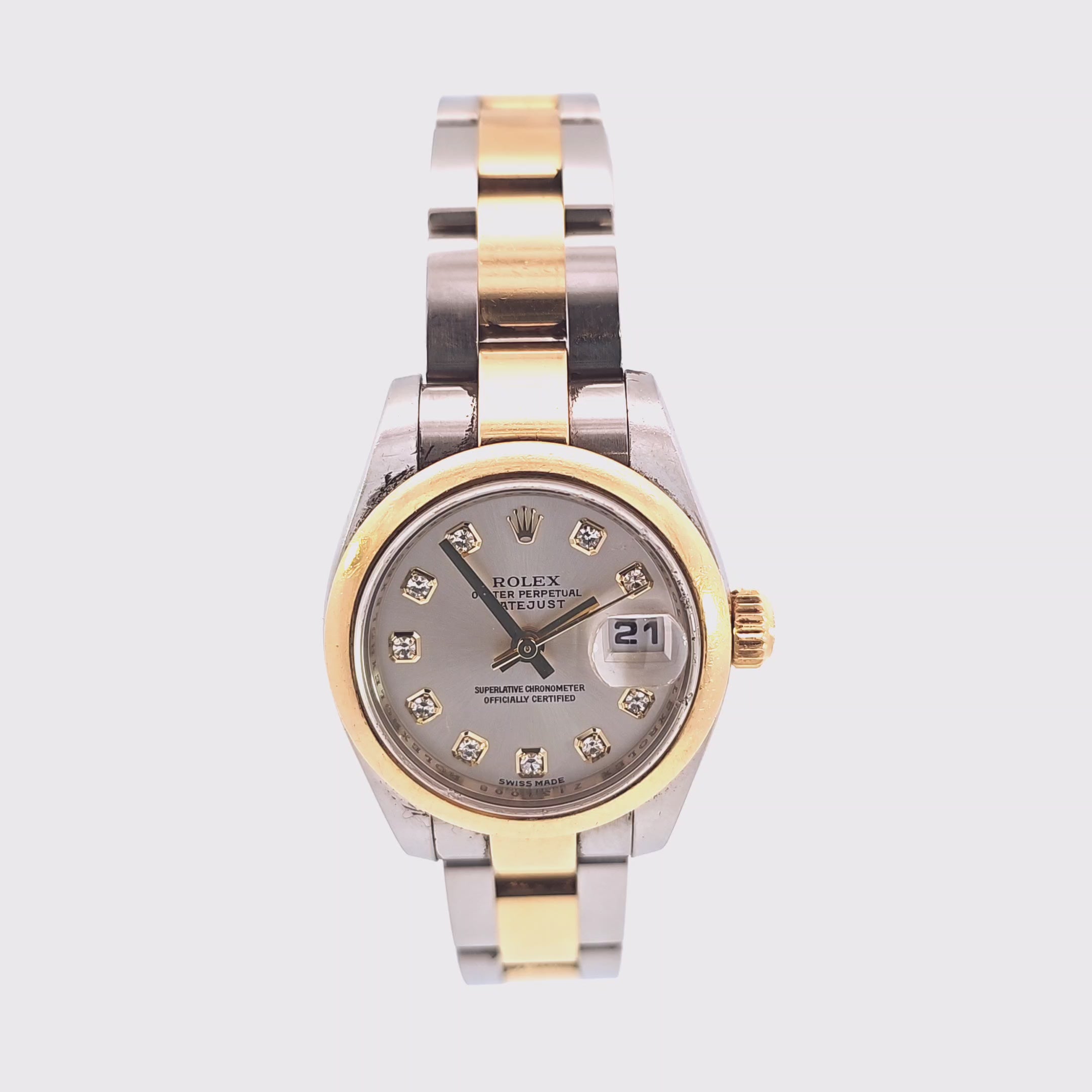 Rolex Datejust Two-Tone 18k Yellow Gold & Stainless Steel