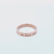 Tiffany & Co. 1837 Rubedo Metal Narrow Band Ring