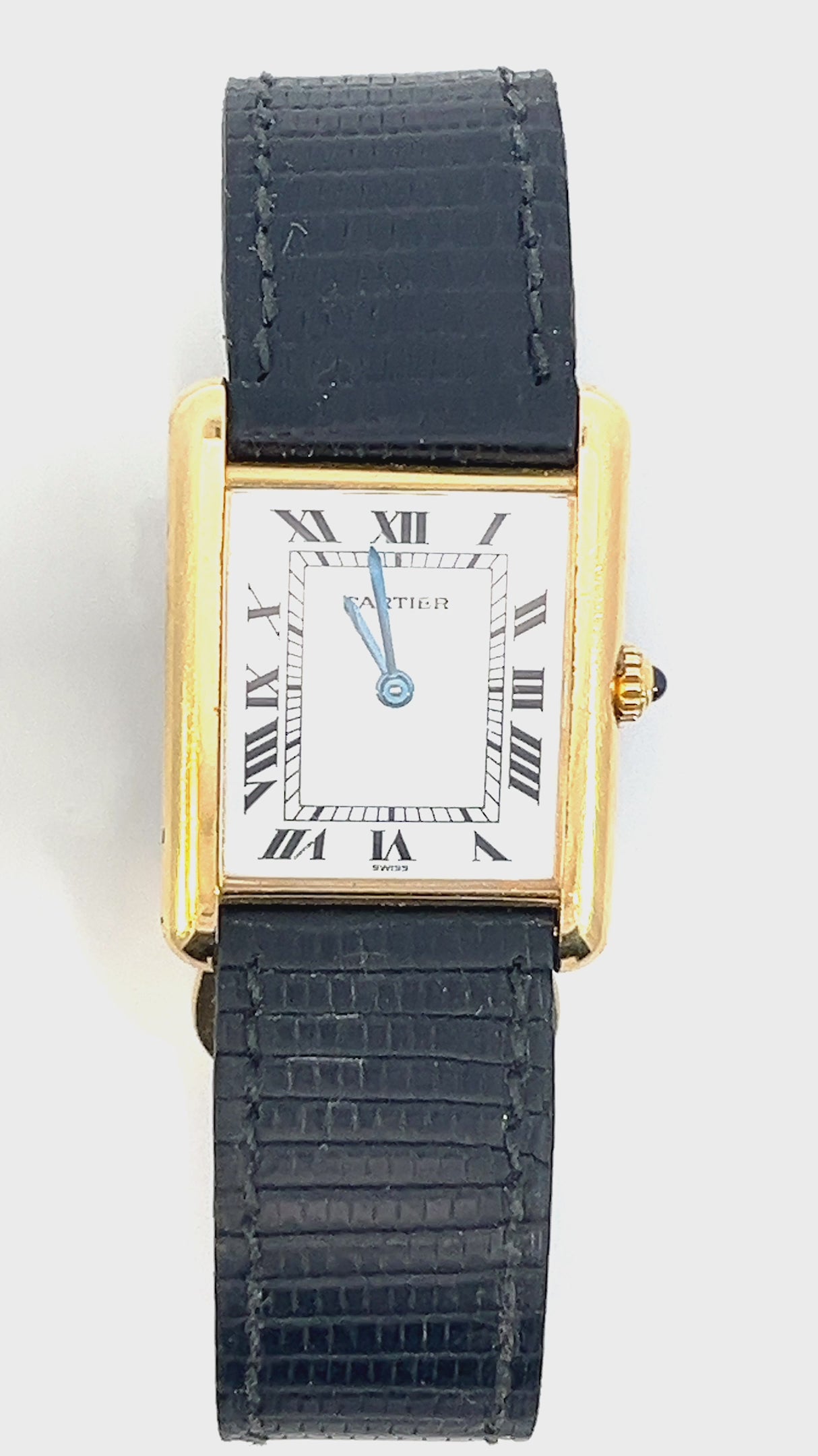 Cartier Tank Louis with Lizard Strap